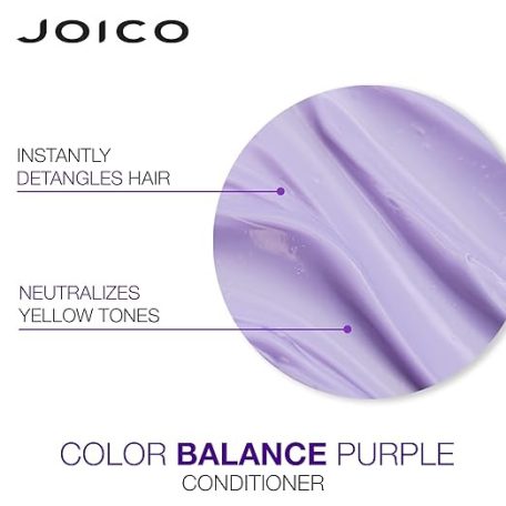 Joico - Color Balance PURPLE Conditioner - sárga színsemlegesítő kondícionáló szőke és ősz hajra - 1000 ml