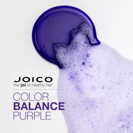 Joico - Color Balance PURPLE Shampoo - sárga színsemlegesítő kondícionáló szőke és ősz hajra - 300 ml