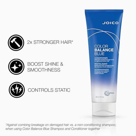 Joico - Color Balance BLUE Conditioner - narancssárga színsemlegesítő kondícionáló világosbarna hajra - 250 ml