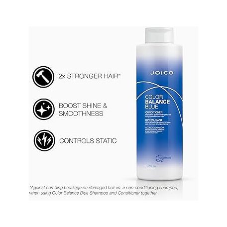 Joico - Color Balance BLUE Conditioner - narancssárga színsemlegesítő kondícionáló világosbarna hajra - 1000 ml