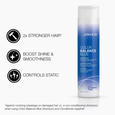   Joico - Color Balance BLUE Shampoo - narancssárga színsemlegesítő sampon világosbarna hajra - 300 ml