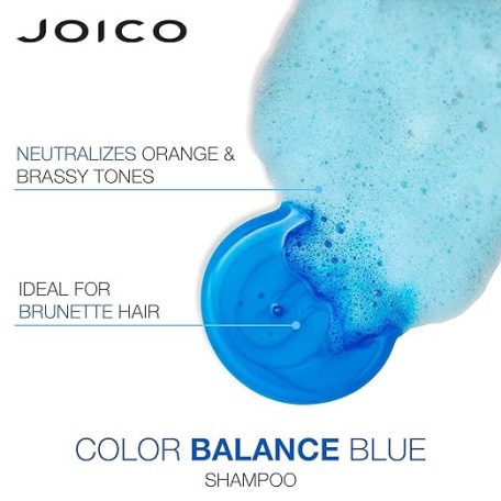 Joico - Color Balance BLUE Shampoo - narancssárga színsemlegesítő sampon világosbarna hajra - 1000 ml