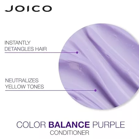 Joico - Color Balance PURPLE Conditioner - sárga színsemlegesítő kondícionáló szőke és ősz hajra - 250 ml