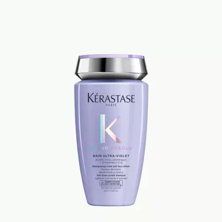 Kérastase BLOND ABSOLU Bain Ultra-Violet - semlegesítő hajfürdő sampon szőke és ősz hajra - 250 ml