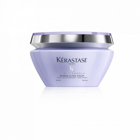 Kérastase BLOND ABSOLU Masque Ultra-Violet - hamvasító maszk szőkített, melírozott hajra - 200 ml