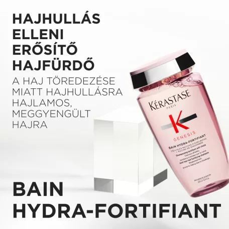 KÉRASTASE GENESIS Bain Hydra-Fortifiant - hajfürdő sampon vékonyszálú meggyengült hajra - 250 ml