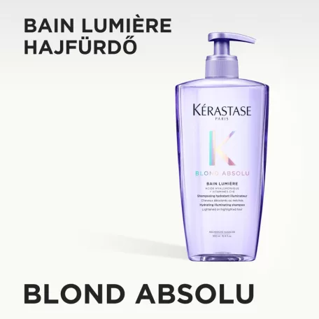 Kérastase BLOND ABSOLU Bain Lumiére - hidratáló hamvasító hajfürdő sampon - 500 ml