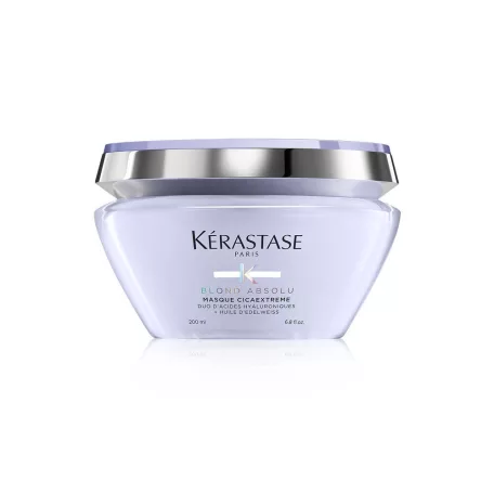 Kérastase BLOND ABSOLU Masque Cicaextreme - intenzív hajerősítő pakolás igénybevett szőkített hajra - 200 ml