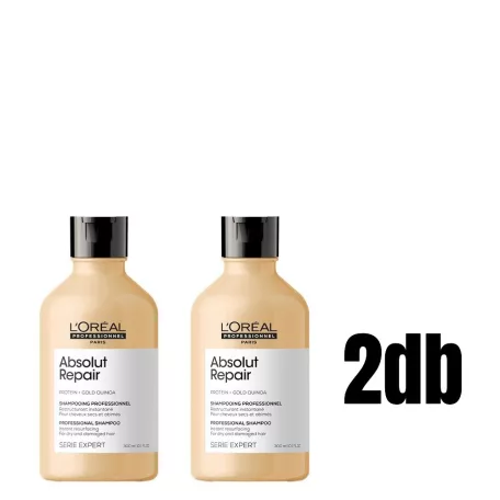 2 db L'ORÉAL SERIE EXPERT Absolut Repair sampon 2x300 ml