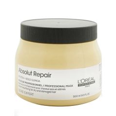   L'ORÉAL SERIE EXPERT Protein + Gold Quinoa ABSOLUT REPAIR maszk 500 ml