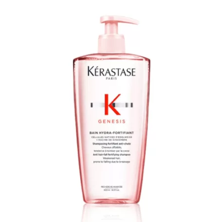 Kérastase GENESIS Bain Hydra-Fortifiant - hajfürdő sampon vékonyszálú meggyengült hajra - 500 ml