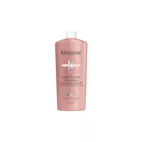 KÉRASTASE CHROMA ABSOLU Fondant Cica Chroma - hajápoló tej hajerősítő kondicionáló bármilyen típusú igénybe vett vagy sérült festett hajra - 1000 ml