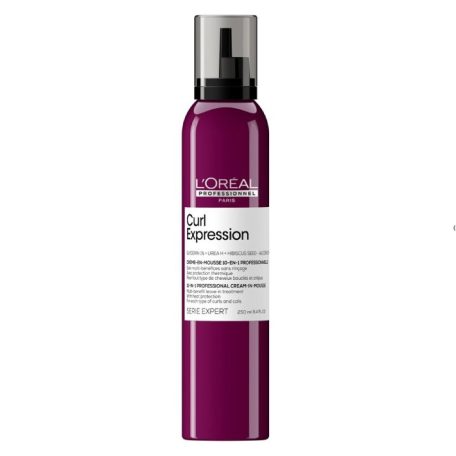 L'ORÉAL SERIE EXPERT Glycerin 1% + Urea H + Hibiscus Seed  - Alcohol Free CURL EXPRESSION 10-in1 Cream in Mousse 250 ml
