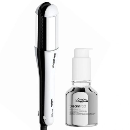 L'ORÉAL SteamPod 4.0 - gőzölős hajvasaló és  Professional Smoothing Treatment - 50 ml