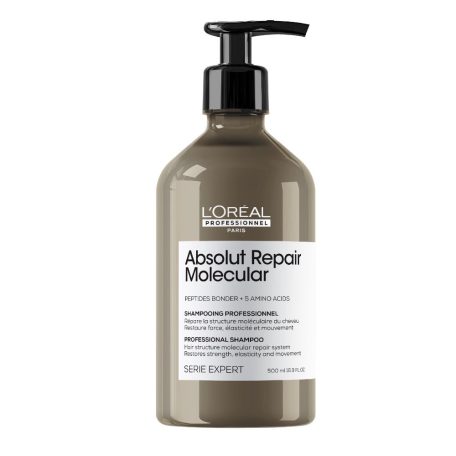 L'ORÉAL SERIE EXPERT Peptides Bonder + 5 Amino Acids ABSOLUT REPAIR MOLECULAR Shampoo 500 ml