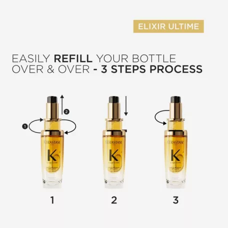 Kérastase ELIXIR ULTIME L'Huile Originale - újratölthető hajápoló olaj - 75 ml