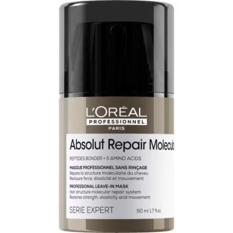 L'ORÉAL SERIE EXPERT Peptides Bonder + 5 Amino Acids ABSOLUT REPAIR MOLECULAR Professional Leave-in Mask - 50 ml
