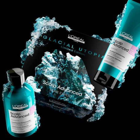 L'ORÉAL Serie Expert SCALP ADVANCED - Glacial Utopia ajándékcsomag