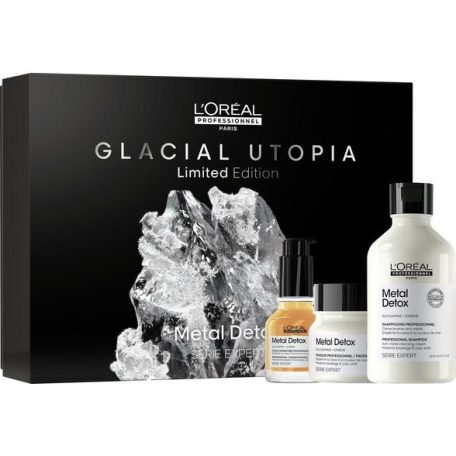 L'ORÉAL Serie Expert - METAL DETOX - Trio Glacial Utopia Limited Edition - ajándékcsomag