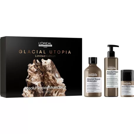 L'Oréal Serie Expert - Absolut Repair Molecular - TRIO -  Glacial Utopia Limited Edition - ajándékcsomag