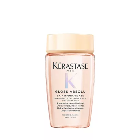 Kérastase GLOSS ABSOLU Bain Hydra-Glaze Travel Size - Fényfokozó hajfürdő 80 ml