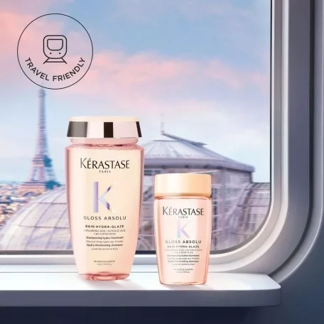 Kérastase GLOSS ABSOLU Bain Hydra-Glaze Travel Size - Fényfokozó hajfürdő 80 ml