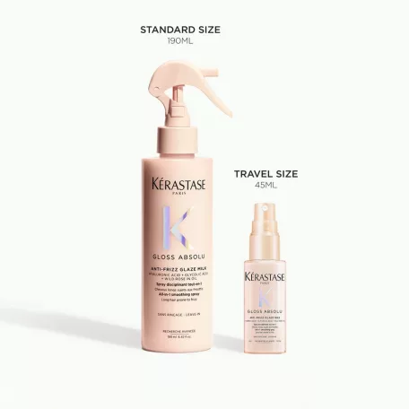 Kérastase Gloss Absolu Anti-Frizz Glaze Milk Travel Size - Simító hajpermet 45ml
