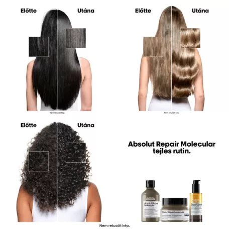 L'ORÉAL SERIE EXPERT - ABSOLUT REPAIR MOLECULAR - REPAIR HAIR KIT TRIO - csomag