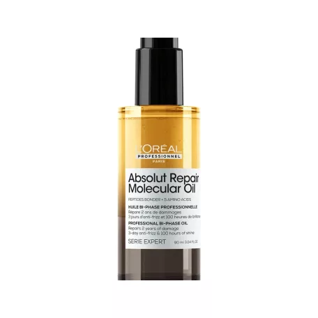 L'ORÉAL SERIE EXPERT - ABSOLUT REPAIR MOLECULAR OIL - KÉTFÁZISÚ ÁPOLÓ OLAJ 90ml