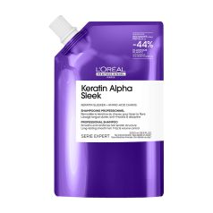   L'ORÉAL SERIE EXPERT Keratin Alpha Sleek Shampoo - utántöltő 1000ml