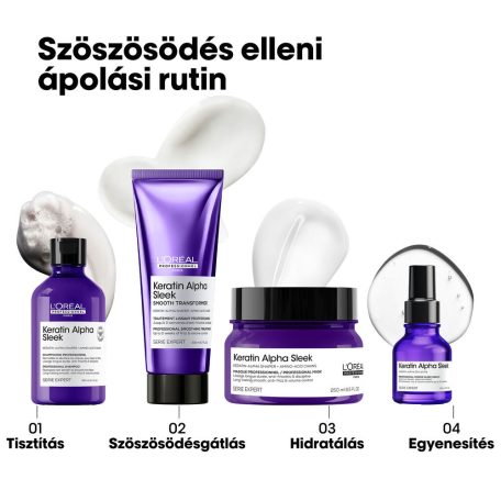 L'ORÉAL SERIE EXPERT Keratin Alpha Sleek Smooth Transformer - 200ml