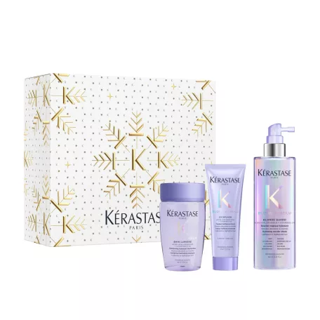 Kérastase BLOND ABSOLU Trio Holiday Set 2026 - hajápoló szett szőke vagy szőkített hajra