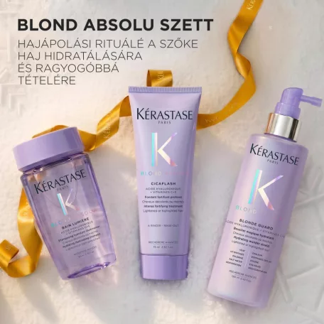 Kérastase BLOND ABSOLU Trio Holiday Set 2026 - hajápoló szett szőke vagy szőkített hajra