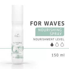  Wella - Nutri Curls - Waves Milky Waves - hajban maradó tejes spray - 150 ml