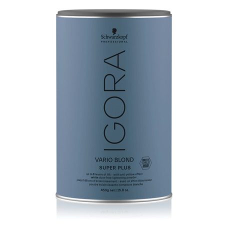 SCHWARZKOPF IGORA Vario Blond Super Plus szőkítőpor hajkötés erősítéssel 450 g