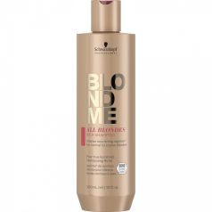   Schwarzkopf BLONDME All Blondes Rich Shampoo vastagszálú szőke hajra sampon 300 ml