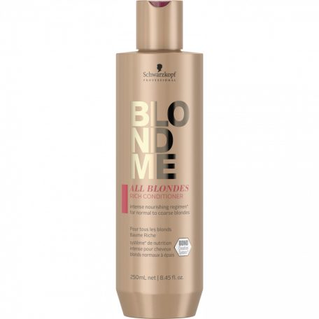 Schwarzkopf BLONDME All Blondes Rich Conditioner vastagszálú szőke hajra kondicionáló 250 ml