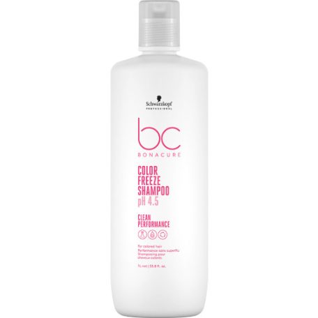 Schwarzkopf BONACURE - Color Freeze pH 4.5 Shampoo - színvédő sampon - 1000 ml