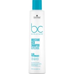   Schwarzkopf BONACURE - Moisture Kick GLYCEROL Shampoo - hidratáló sampon - 250 ml