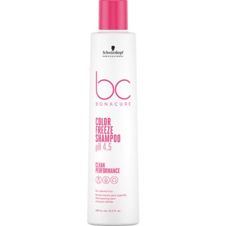 Schwarzkopf BONACURE - Color Freeze pH 4.5  Shampoo - színvédő sampon - 250 ml