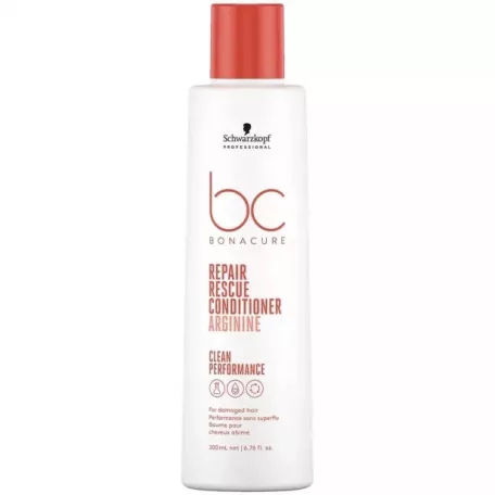 Schwarzkopf BONACURE - Repair Rescue ARGININE Conditioner - regeneráló balzsam - 200 ml