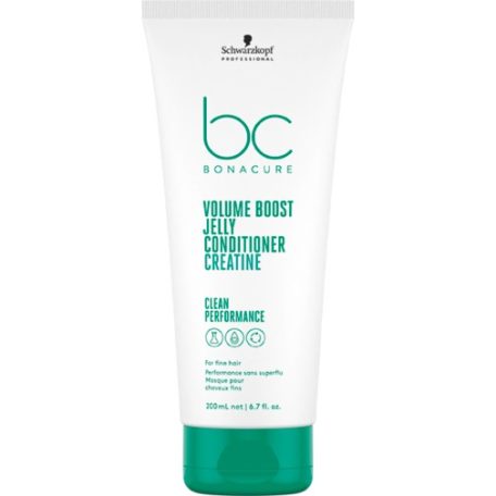 Schwarzkopf BONACURE - Volume Boost CREATINE Jelly Conditioner - volumennövelő balzsam - 200 ml