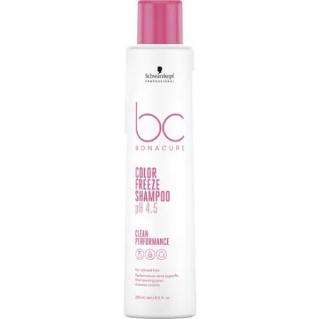 Schwarzkopf BONACURE - Color Freeze pH 4.5 Shampoo - színvédő sampon - 500 ml