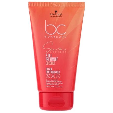 Schwarzkopf BONACURE Sun Protect 2-in-1 Treatment Coconut regeneráló hajpakolás 150 ml