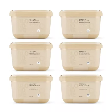 6db Schwarzkopf BLONDME Premium Lightener 9+ szőkítőpor 6x450 g