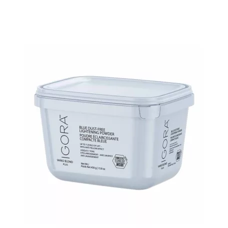 SCHWARZKOPF IGORA Vario Blond Super Plus kék pormentes világosító por 450 g