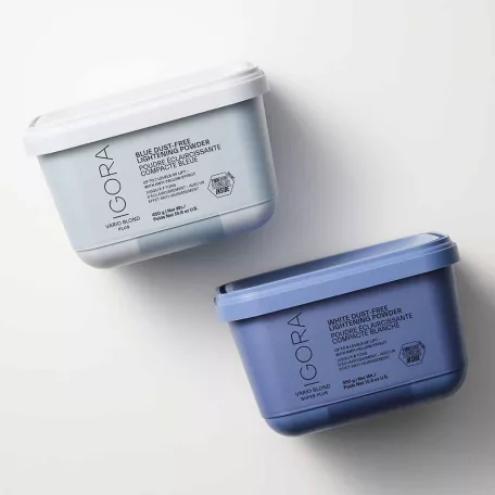 SCHWARZKOPF IGORA Vario Blond Super Plus kék pormentes világosító por 450 g