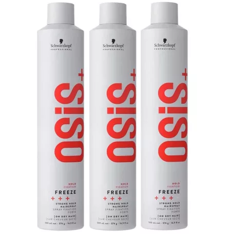Schwarzkopf OSIS+ Freeze 3 db - Strong Hold Hairspray - 500 ml