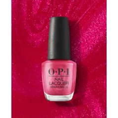 OPI Nail Lacquer - F014 Cyber Cherry - körömlakk 15 ml
