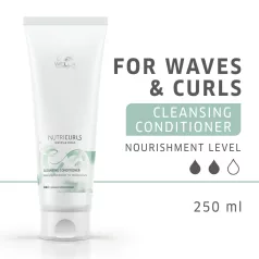   Wella - Nutri Curls - Waves & Curls - Cleansing Conditioner - tisztító kondicionáló - 250 ml